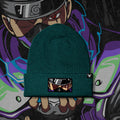 Anime Beanies with Change Able Designs Dark Teal