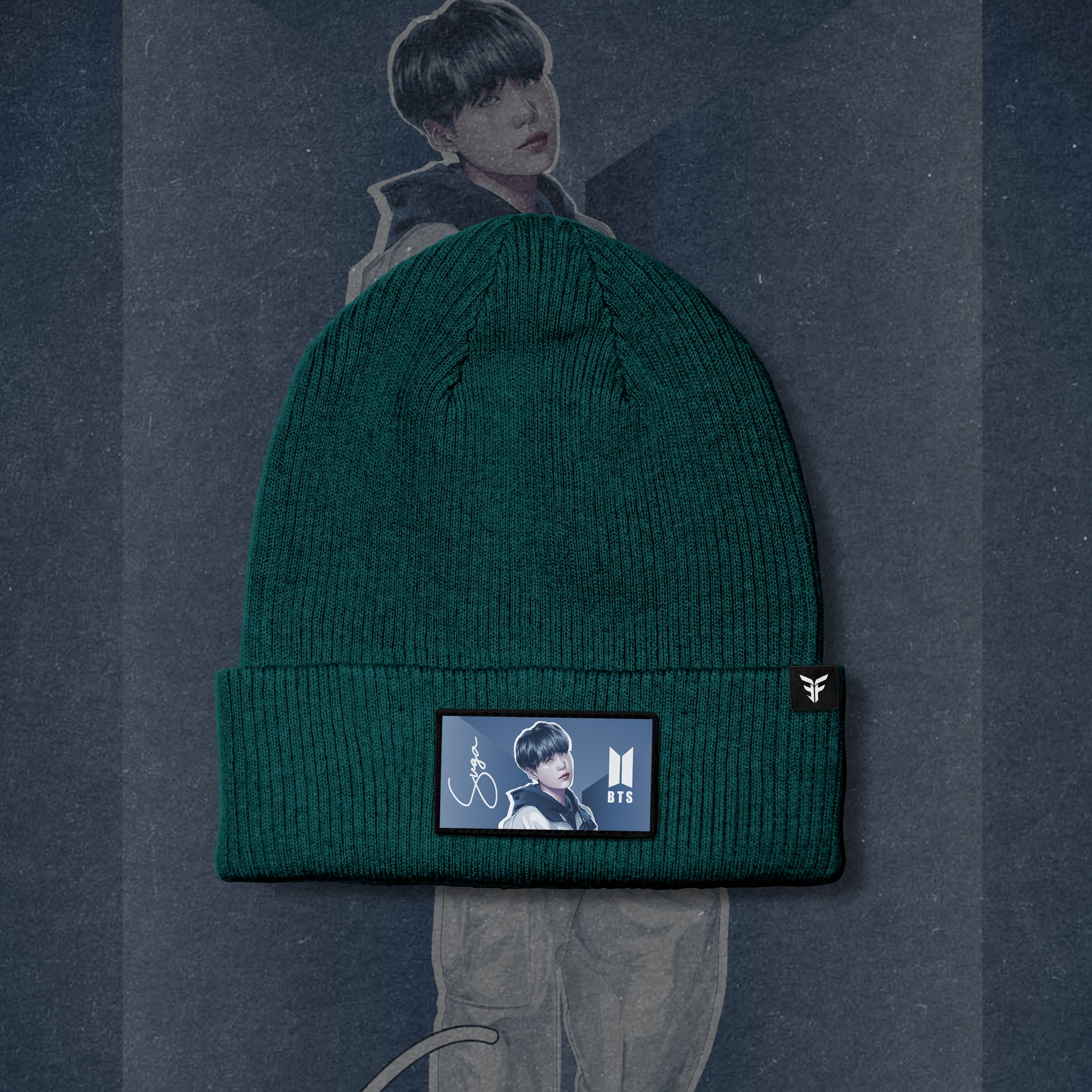 Suga BTS Beanies with Change Able Designs