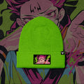 Anime Beanies with Change Able Designs Neon