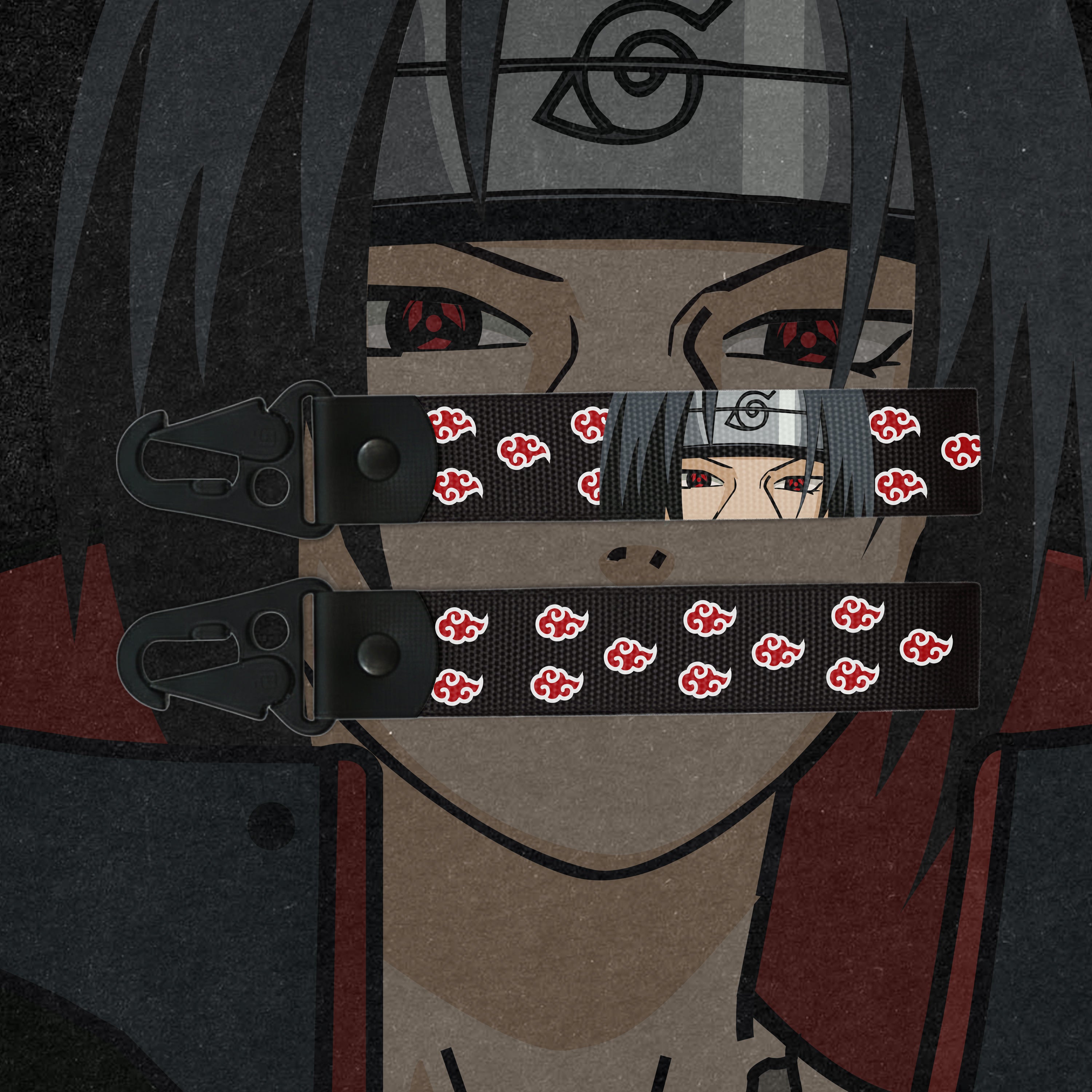 Premium Itachi Uchiha Strap Keychains – Unique & Durable Designs